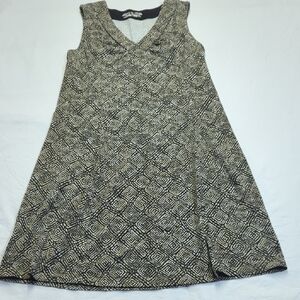 Royal Robbins Black and Tan Geometric Dress